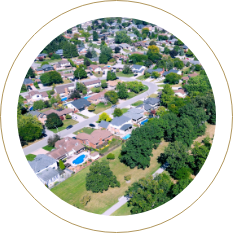 Tecumseh aerial view